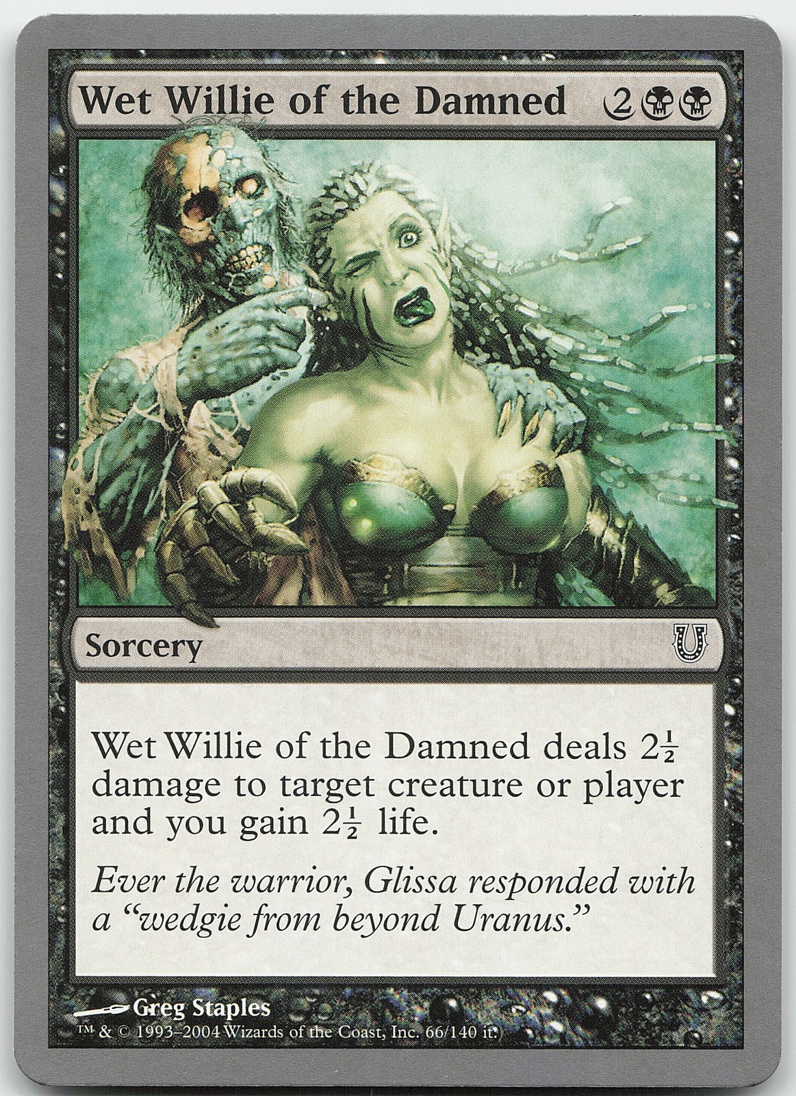 Wet Willie of the Damned 66 Common Unhinged NM/LP MTG