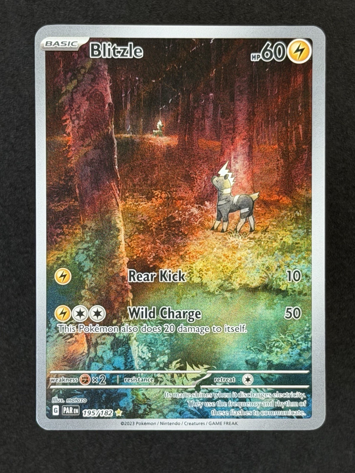 Blitzle 195/182 SV04: Paradox Rift Illustration Rare NM