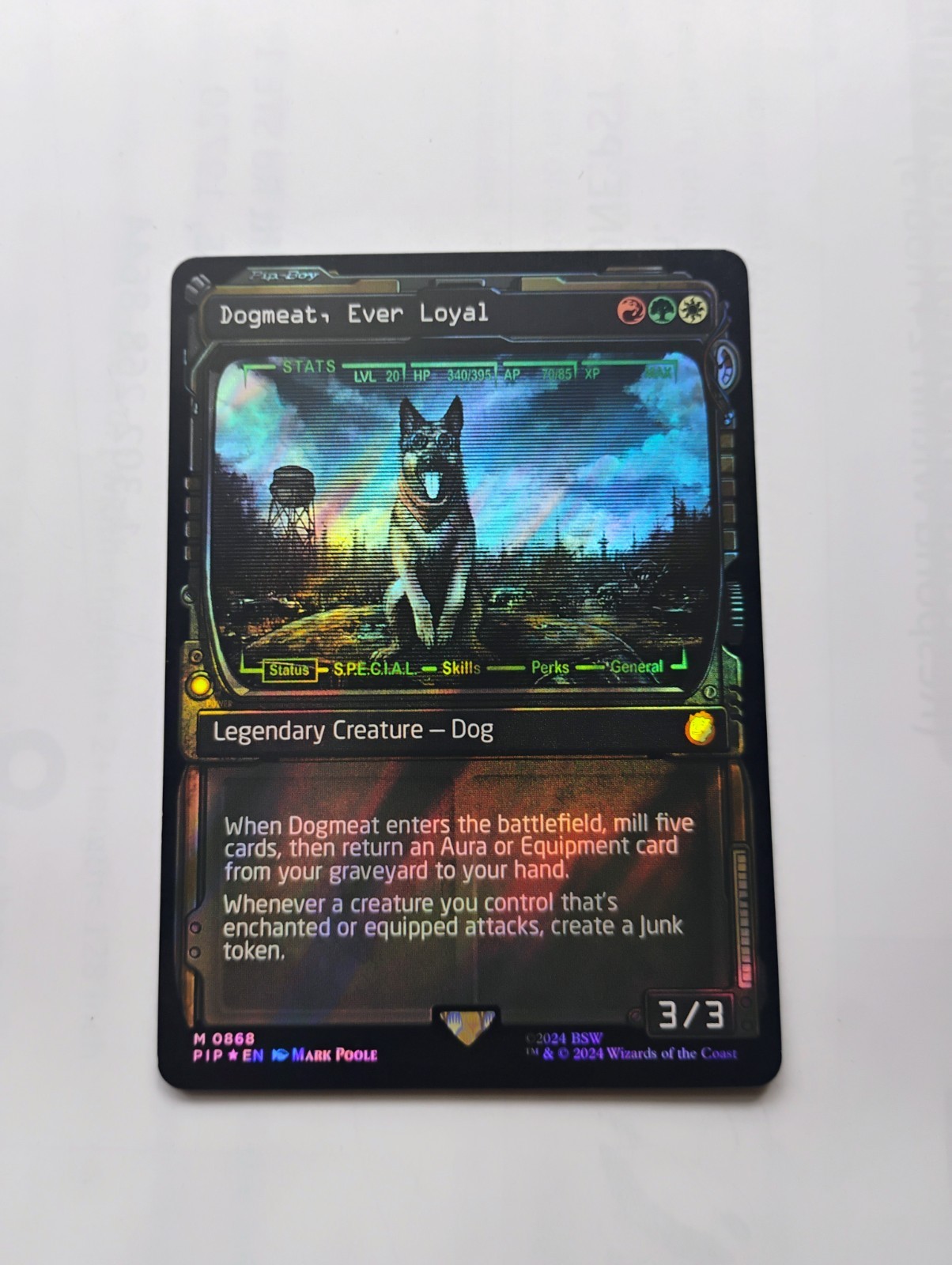 Dogmeat, Ever Loyal Showcase Surge Foil PIP #0868 Fallout x MTG