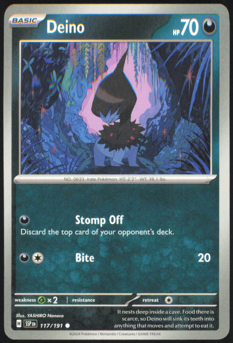 Deino Regular SV08: Surging Sparks 117/191 NM YASHIRO Nanaco