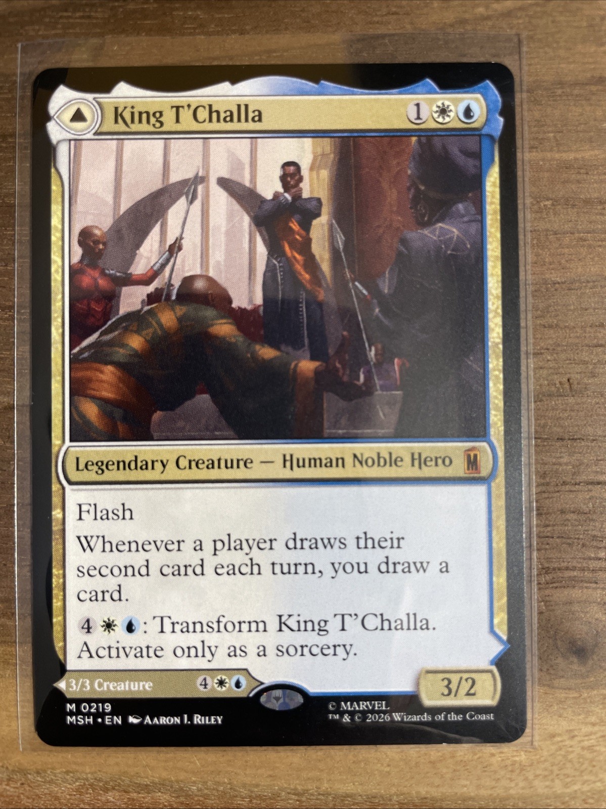 MTG King T’Challa Marvel Super Heroes Regular Magic M219