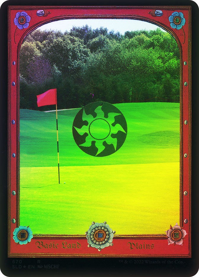 MTG FOIL Plains // Battlefield Forge (Unpeeled) Full Art – Secret Lair Drop