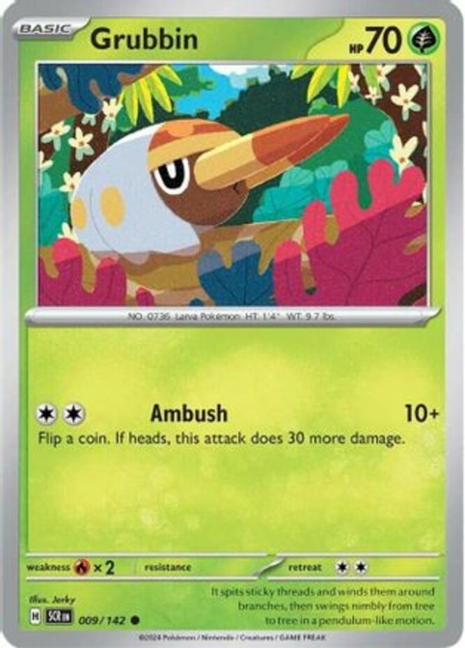 Grubbin – 009/142 – Common – Near Mint