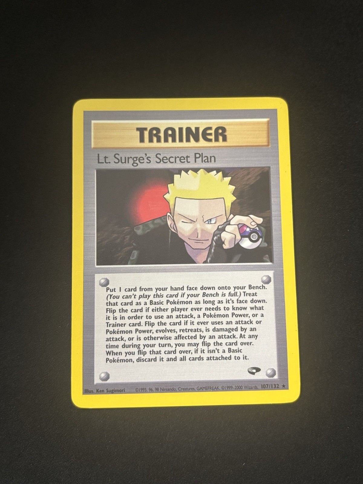 Lt. Surge’s Secret Plan 107/132 Gym Challenge Regular Pokemon TCG – LP