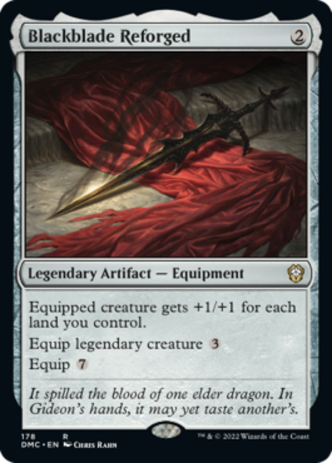 1 x Blackblade Reforged – Commander: Dominaria United – NM-Mint – MTG