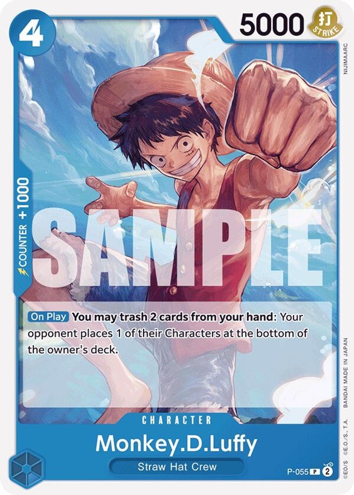 One Piece Card Game Monkey.D.Luffy (Reprint) P-055 Premium Booster -The Best-…