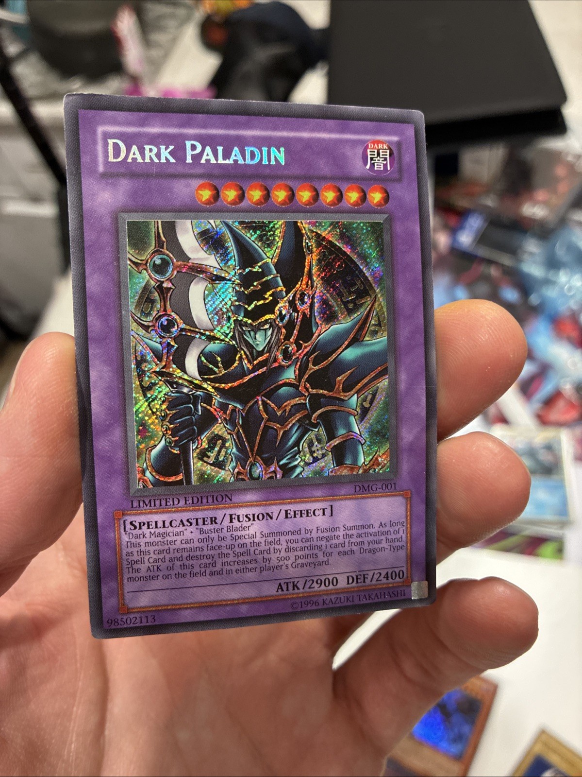 Dark Paladin Limited Edition DMG-001 Yu-Gi-Oh! Duel Master’s Guide HP