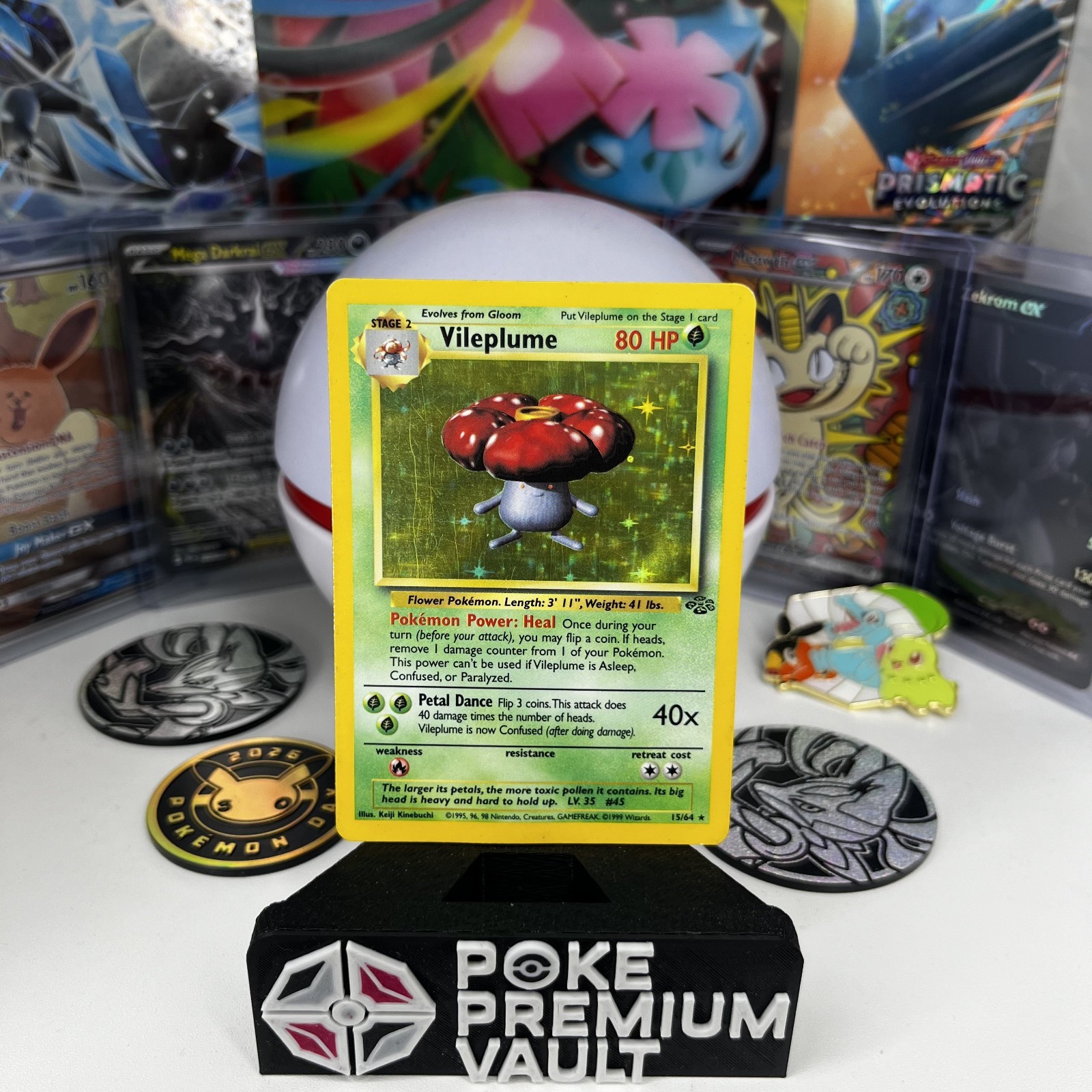Vileplume 15/64 Jungle Holo MP
