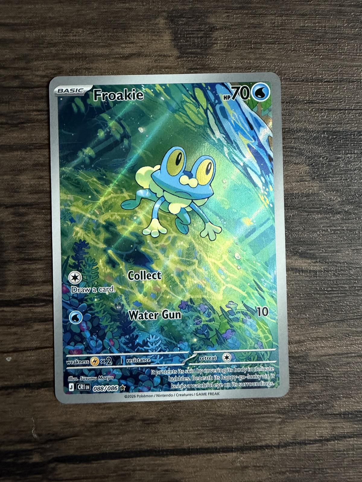 Froakie 088/086 Me04: Chaos Rising Holo