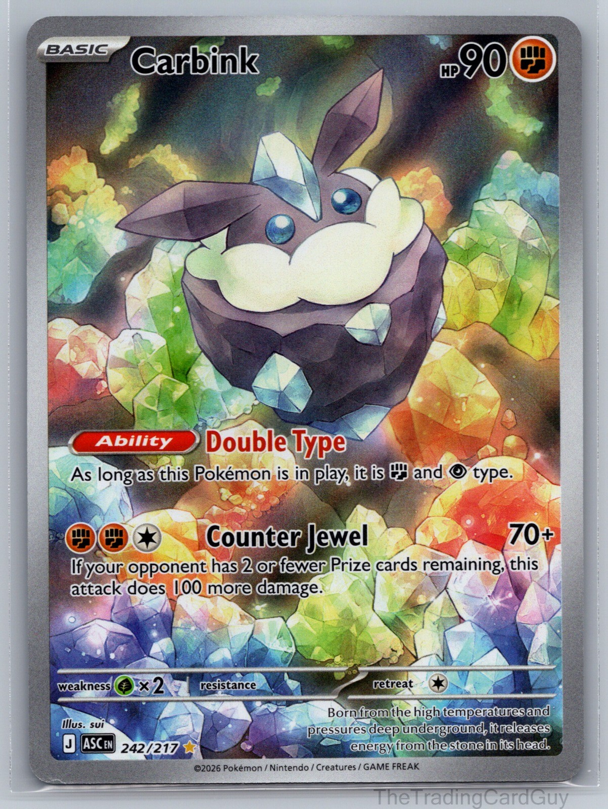 Carbink Illustration Rare ME: Ascended Heroes Holo 242/217 NM