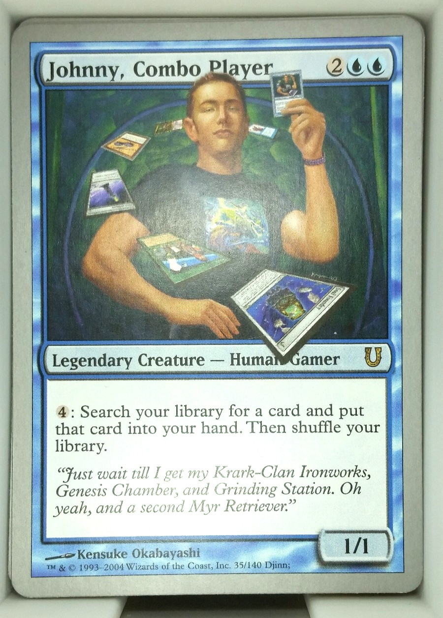 Johnny, Combo Player – Unhinged – MtG Magic the Gathering NM – U046
