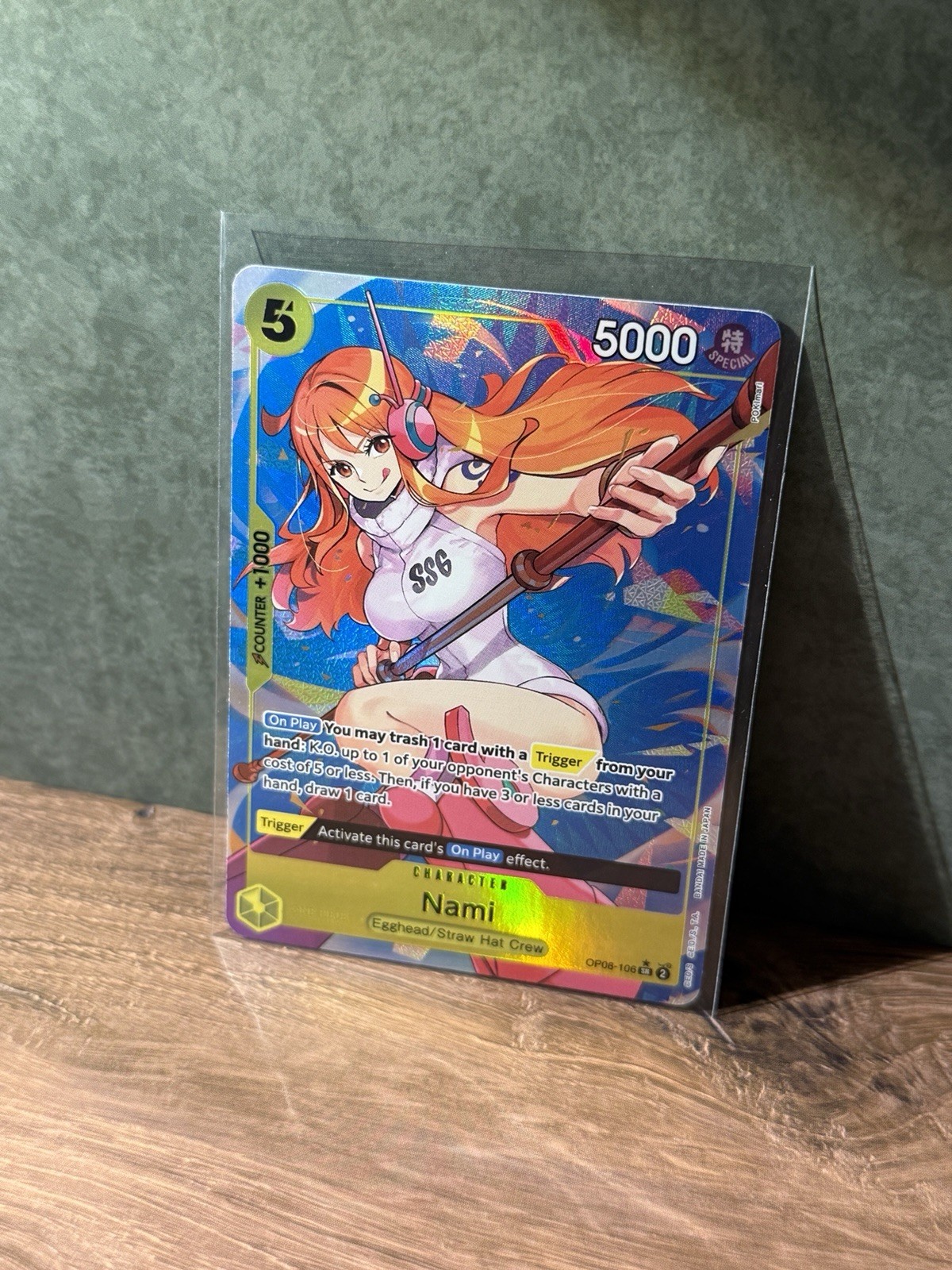 One Piece Card Game – Nami OP08-106 SR Alt Art, Two Legends, ENG FOIL