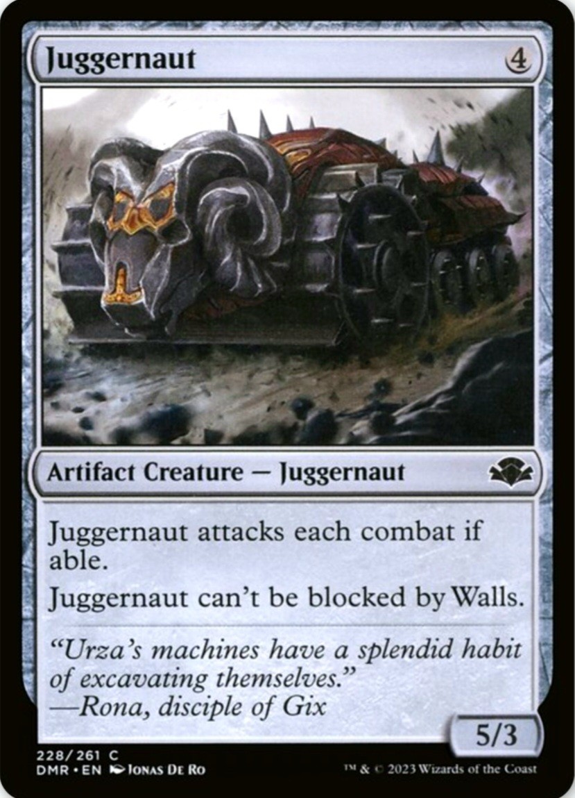 Juggernaut FOIL Uncommon Dominaria LP MTG