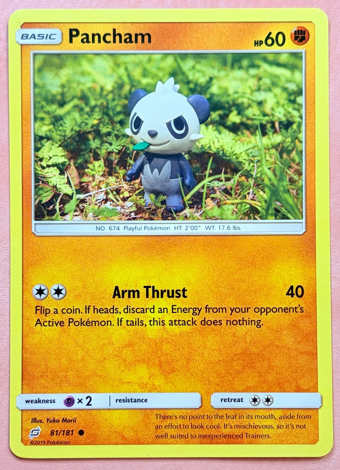 Pancham~Cute Pokemon Cards~ Clay Art Collection~ Yuka Morii Gallery