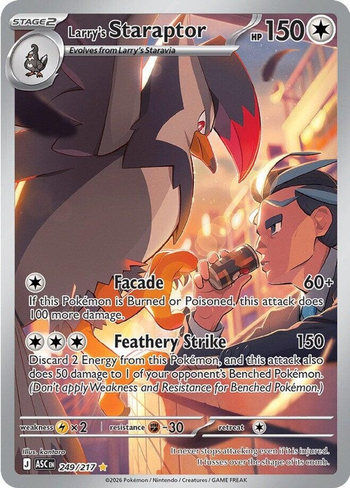 Pokemon Larry’s Staraptor – 249/217 [ME: Ascended Heroes – 249/217]Holofoil N…