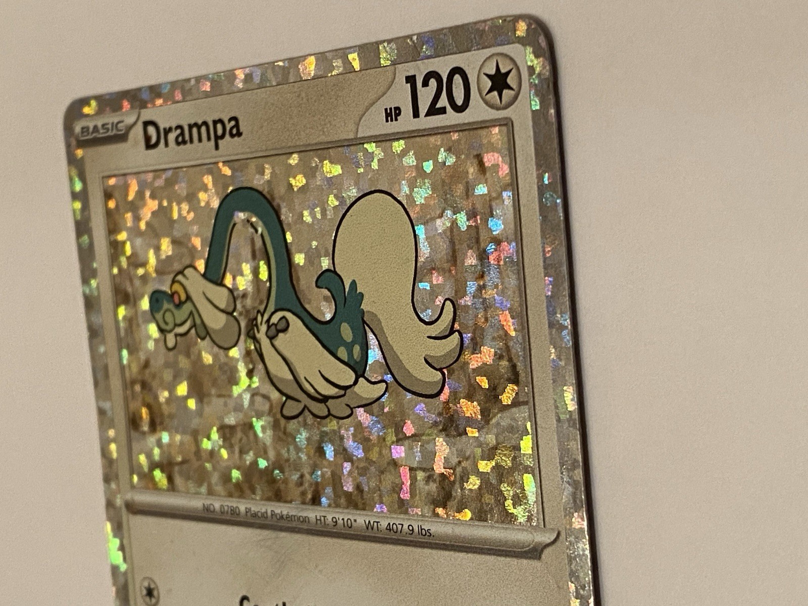 Drampa Holo Rare Pokémon Card 015/015 M24EN Gentle Slap & Raging Cannon RARE