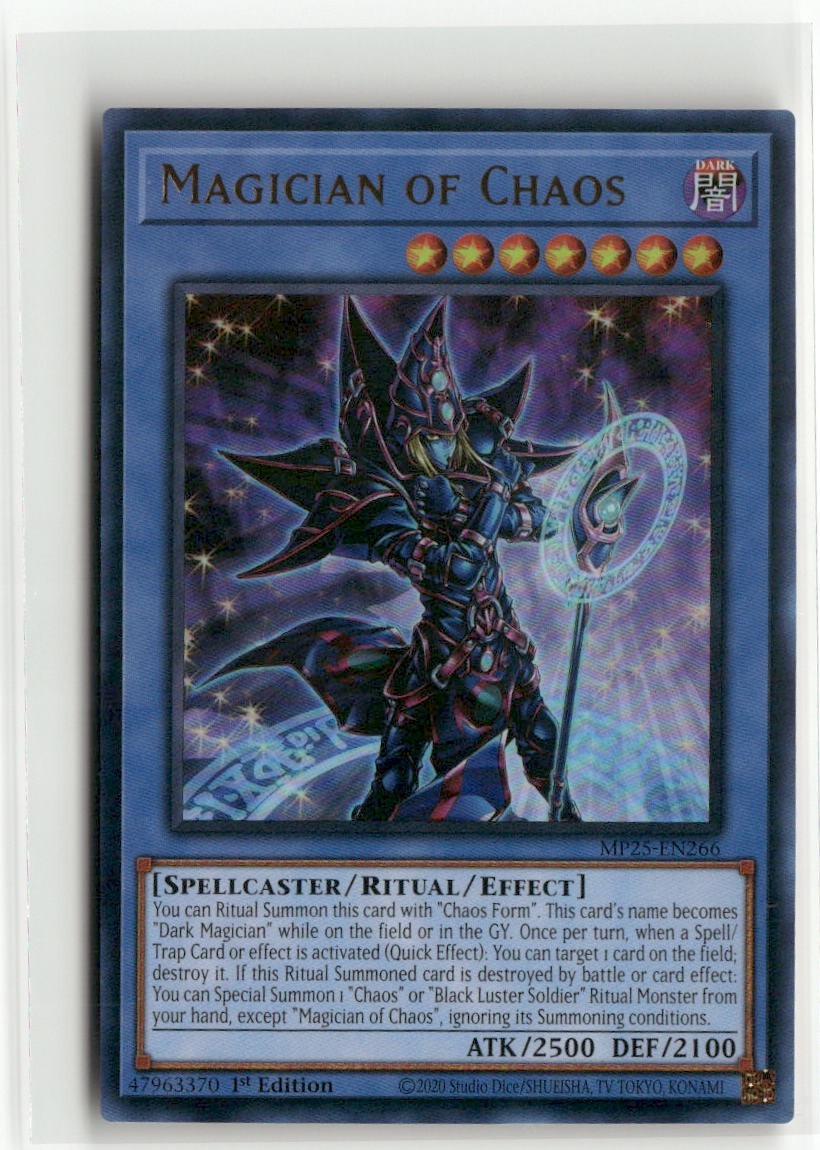 Yugioh Magician of Chaos MP25-EN266 Ultra Rare 1st Ed NM