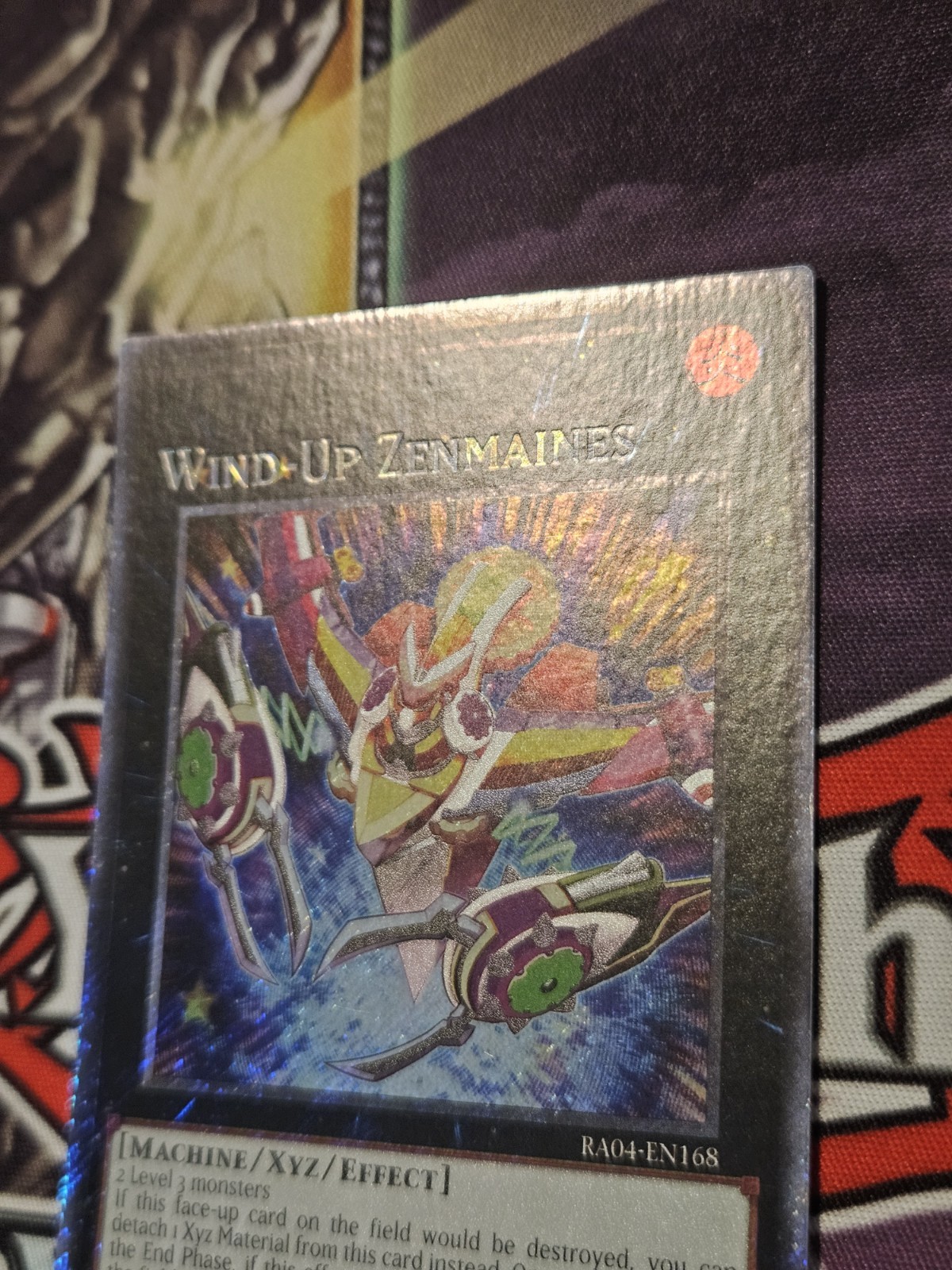 Yu-Gi-Oh MISPRINT WIND-UP ZENMAINES RA04 EN168