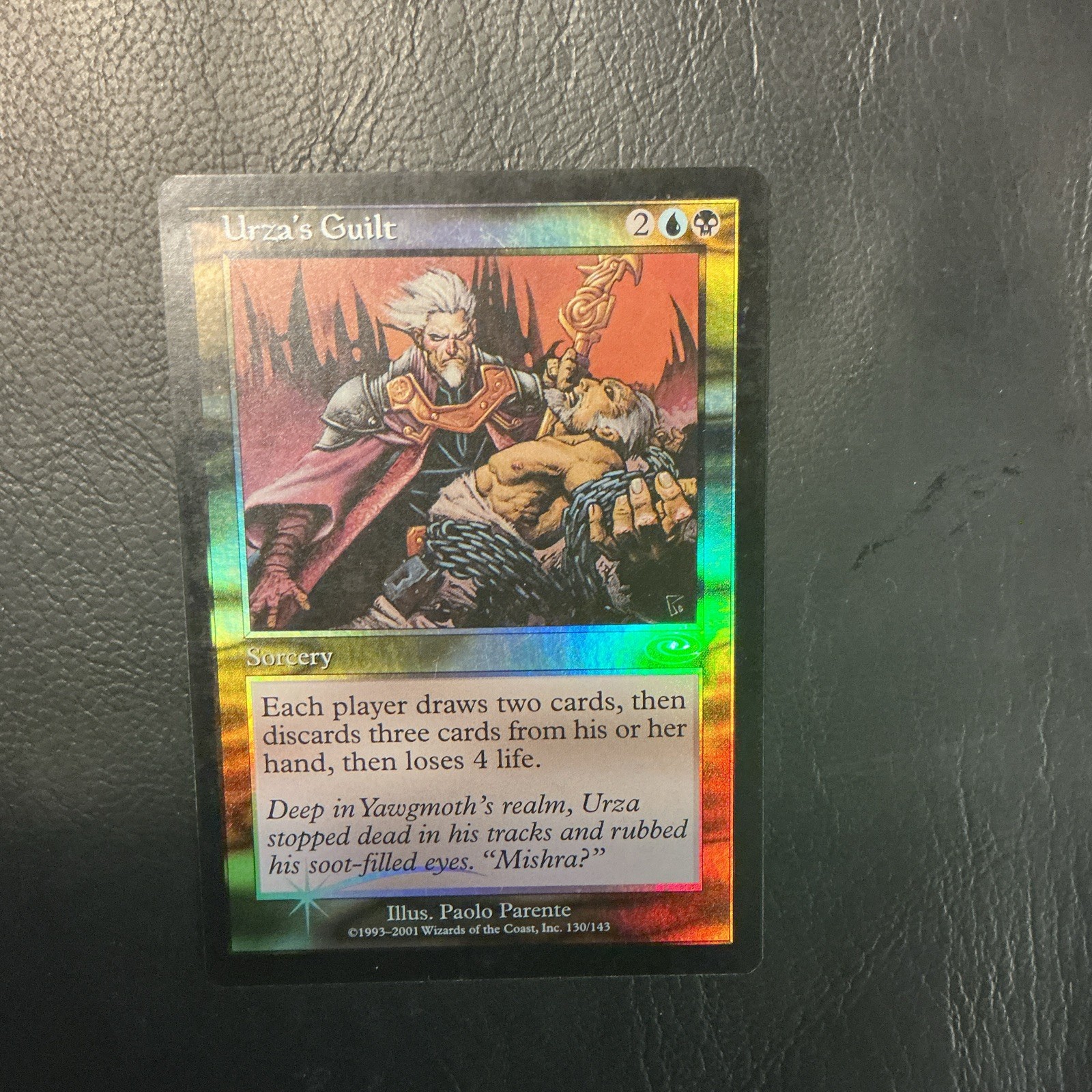 Wizards of the Coast Urza’s Guilt Black/Blue Sorcery Foil Rare #130/143