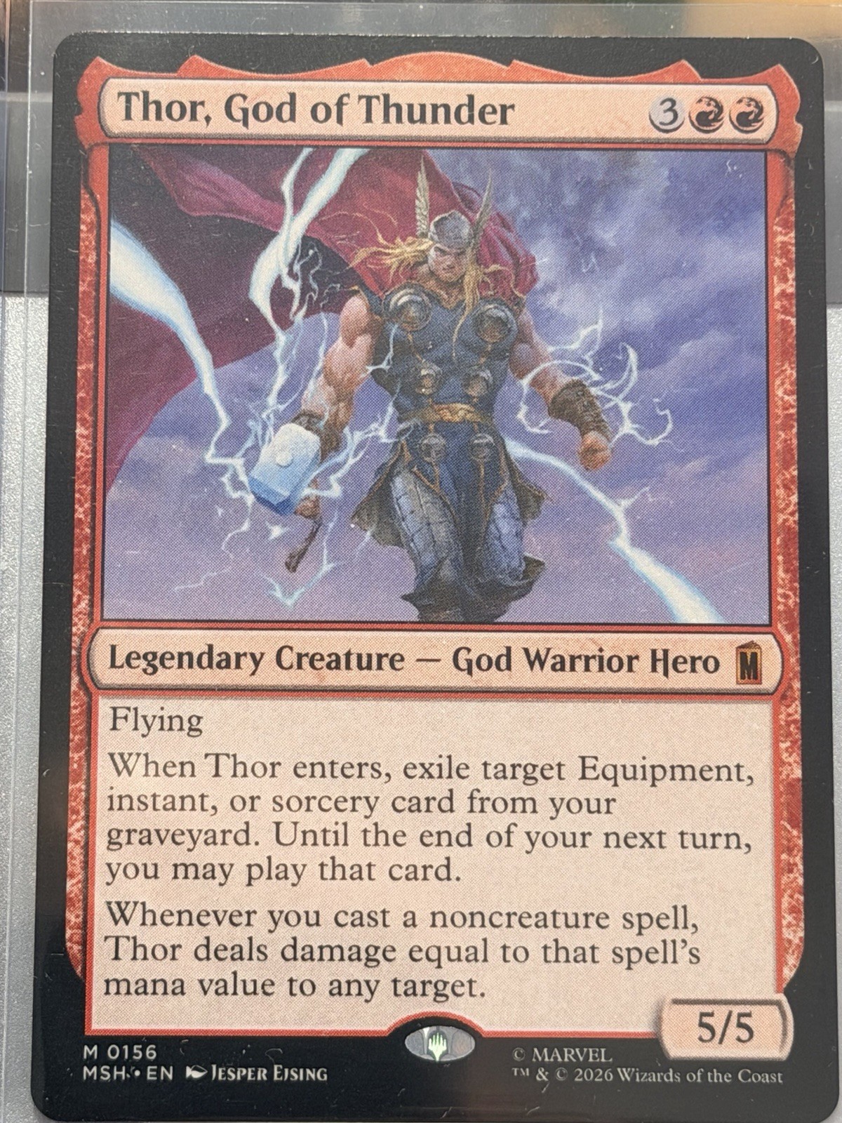 MTG Thor God of Thunder – Marvel Super Heroes