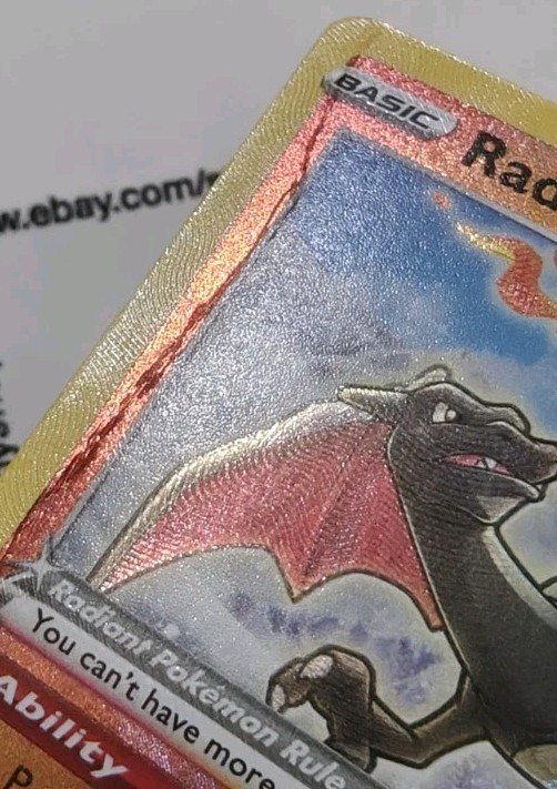 Pokemon Radiant Charizard 020/159 Crown Zenith DAMAGED