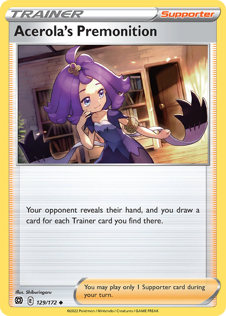 Acerola’s Premonition 129/172 Uncommon Brilliant Stars Near Mint