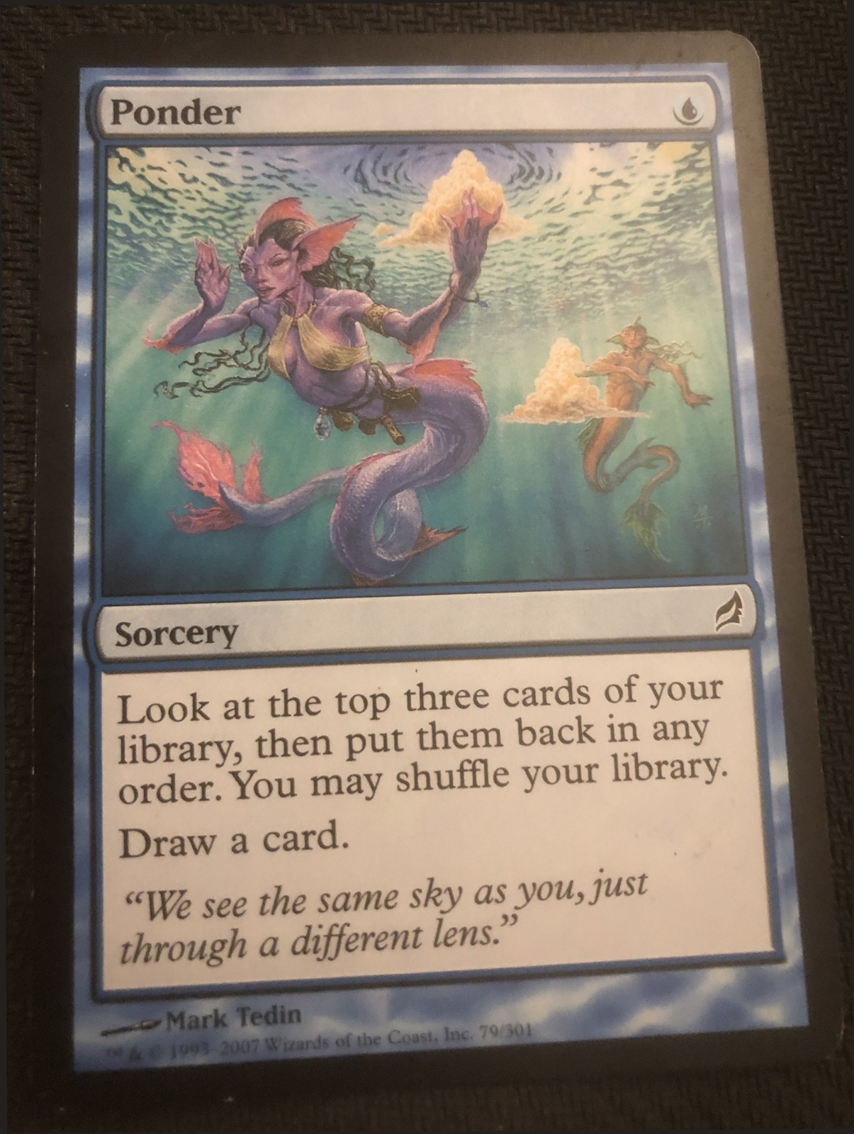 1x Ponder, LP, Lorwyn, MTG *FREE SHIPPING*