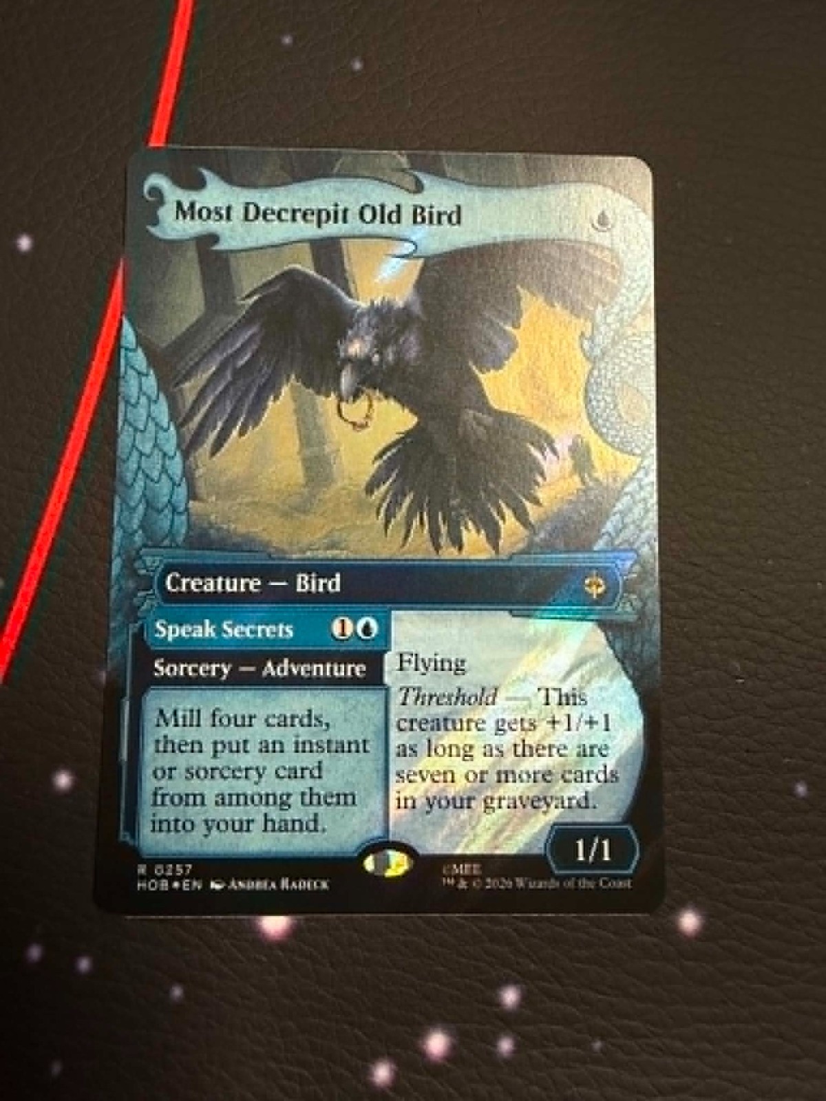 Most Decrepit Old Bird The Hobbit Showcase Surge Foil Rare