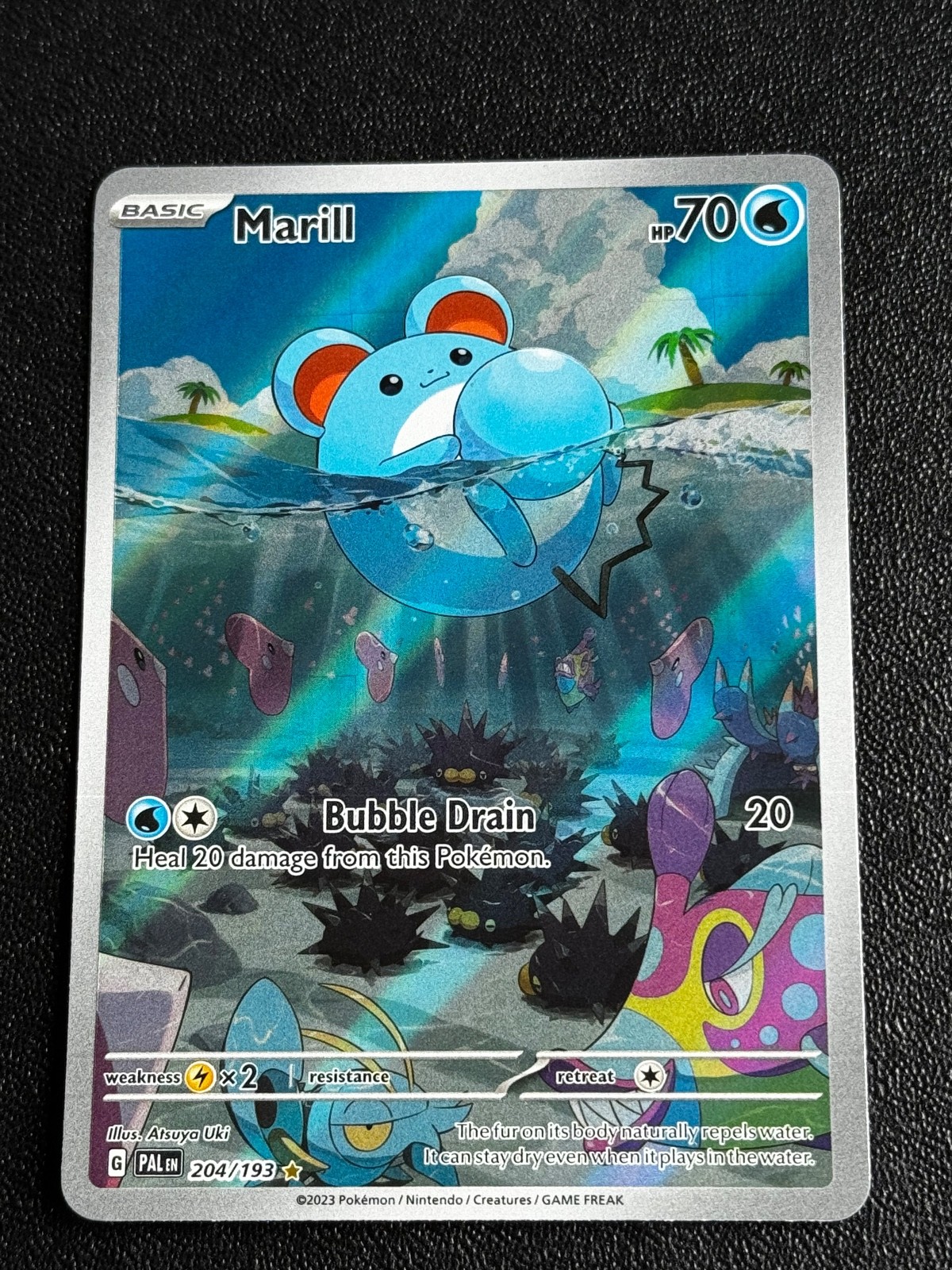 Marill 204/193 SV02: Paldea Evolved Illustration Rare NM