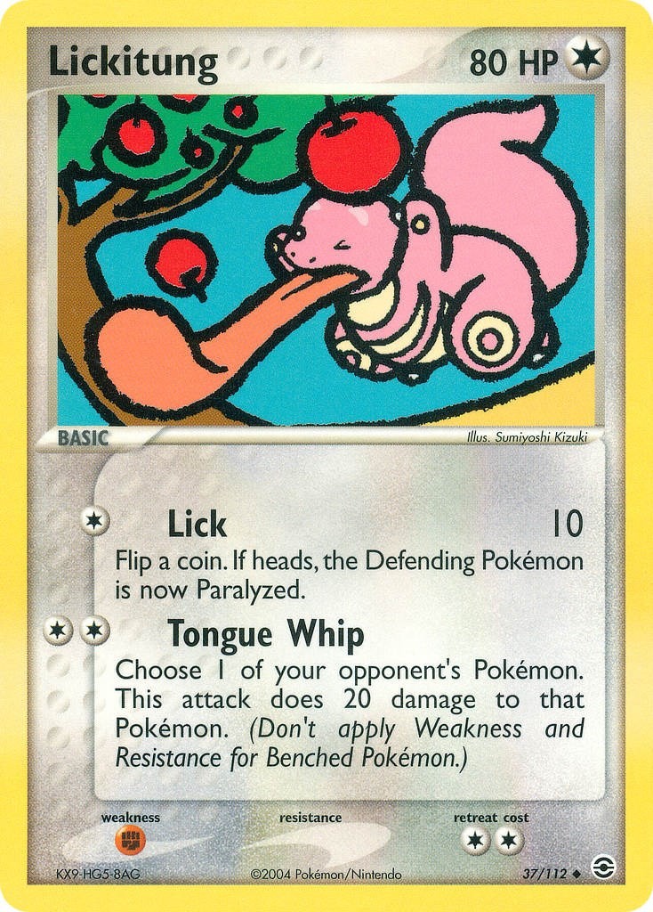 Lickitung 37/112 EX FireRed & LeafGreen