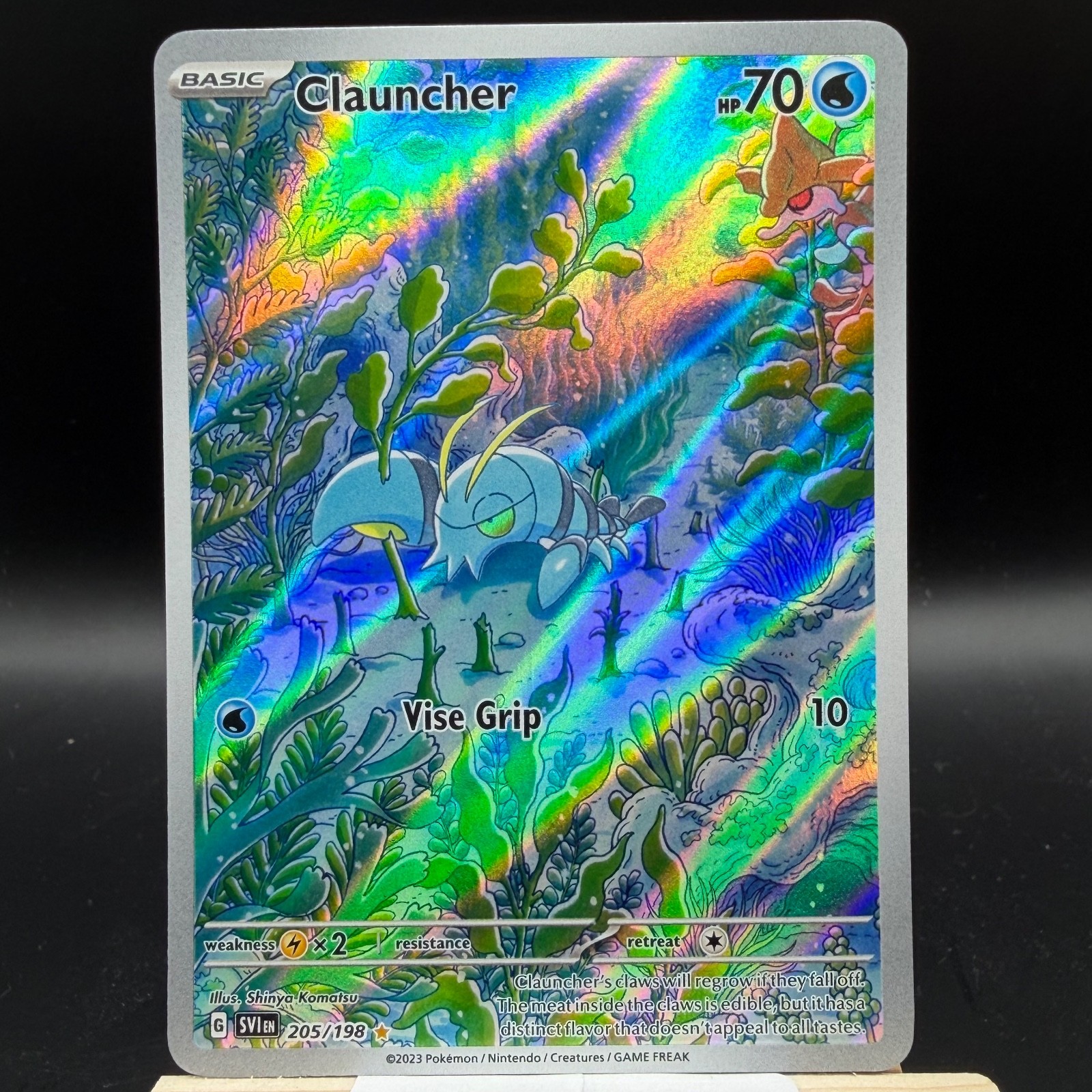 Clauncher – Illustration Rare SV01: Scarlet & Violet Base Set 205/198 2023 Water