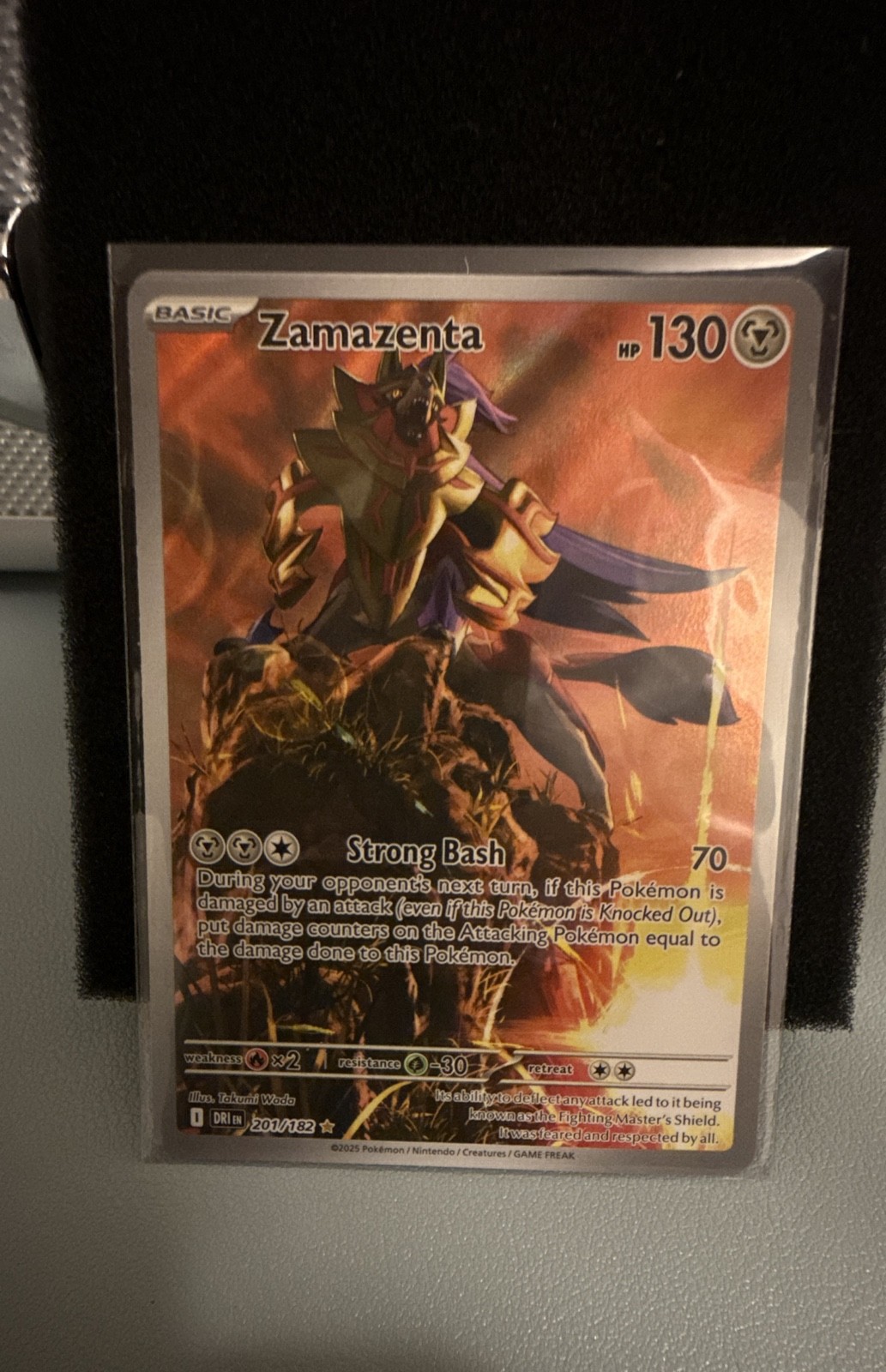 Zamazenta 201/182 Sv10: Destined Rivals Holo