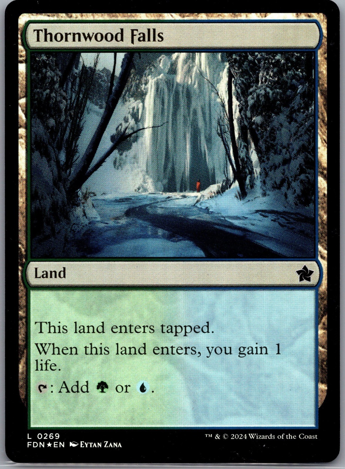 Thornwood Falls (Foil) L Foundations 269 NM