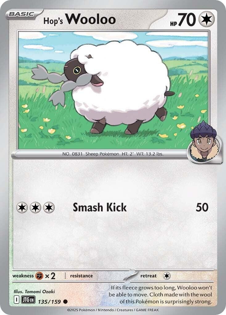 Hop’s Wooloo – 135/159 JTG 135/159 Pokémon SV09: Journey Together Common EN NM