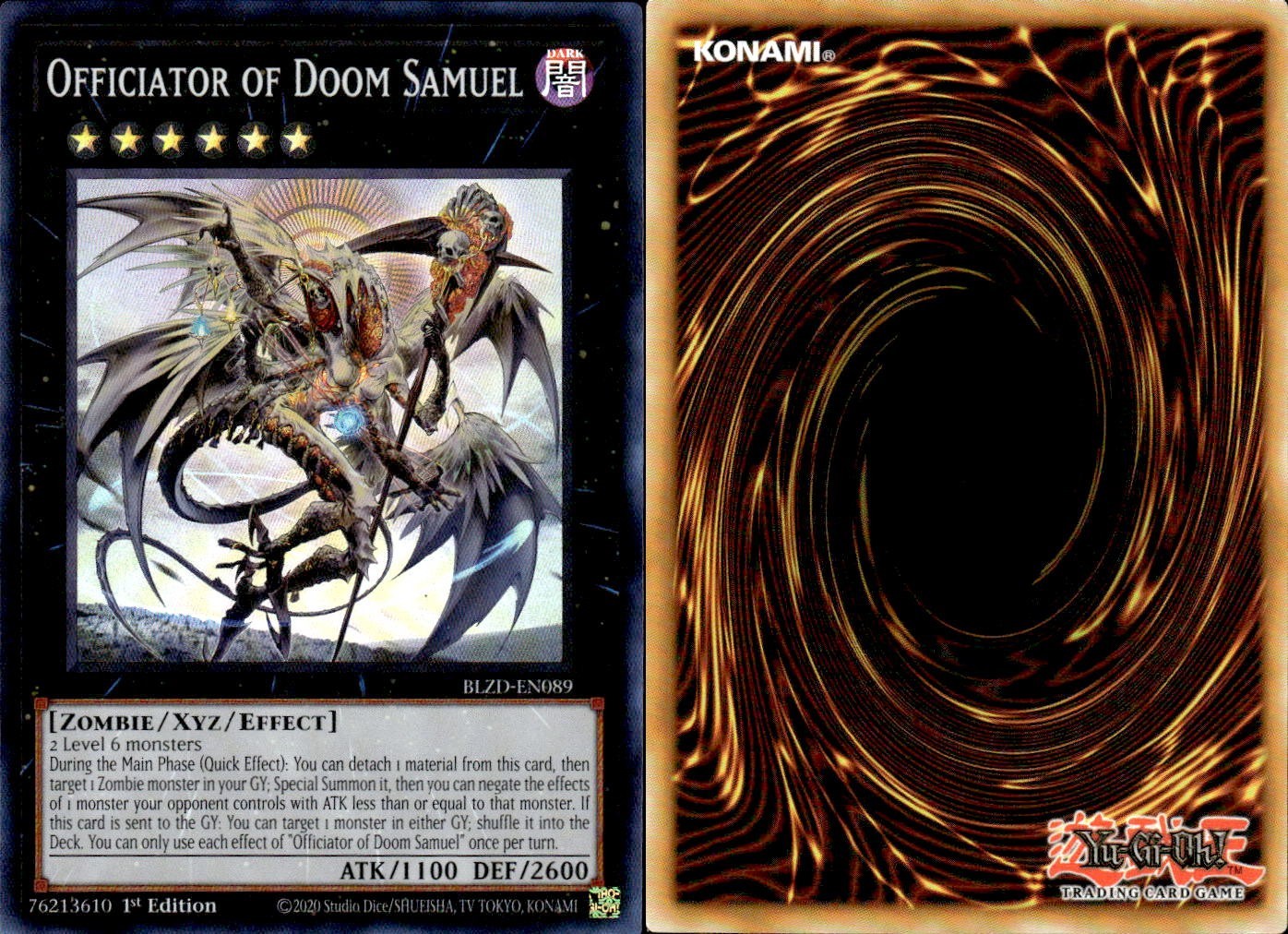 Officiator Of Doom Samuel – BLZD-EN089 / Platinum Ultra Rare