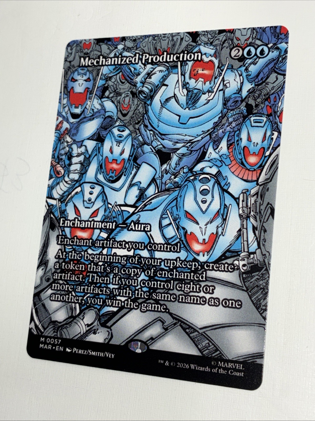 Mechanized Production (Borderless) Marvel Universe Eternal-Legal Regular Card