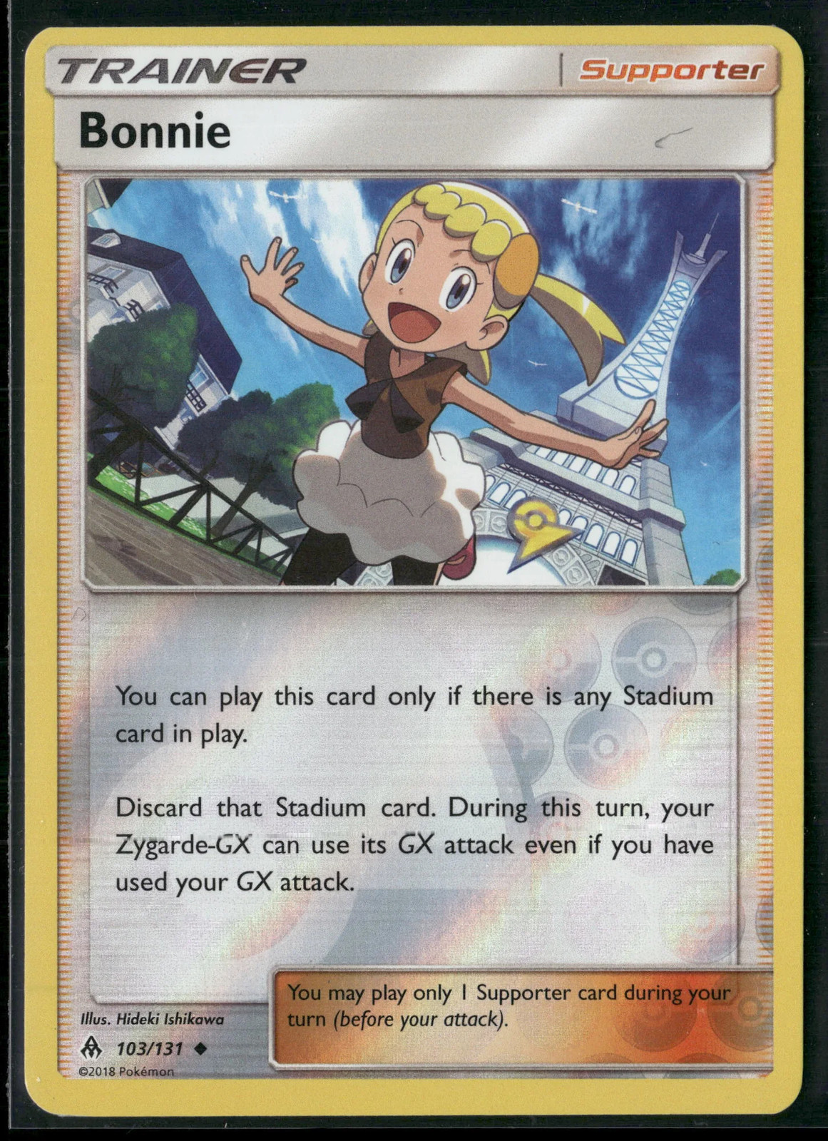 Bonnie #103/131 2018 Forbidden Light Reverse Holo