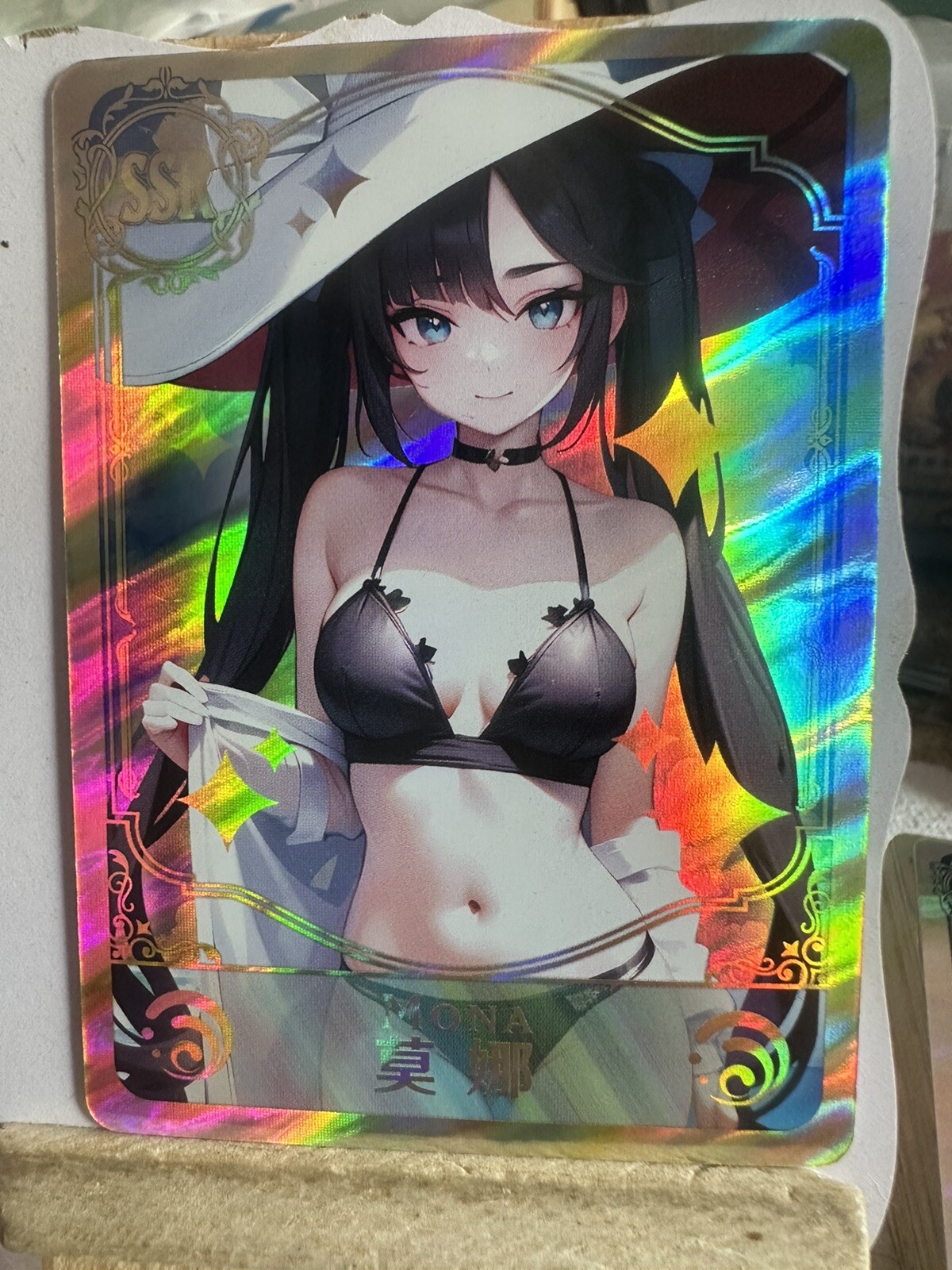 MONA Goddess Story Anime Waifu Card Girl Foil Doujin Holo ACG
