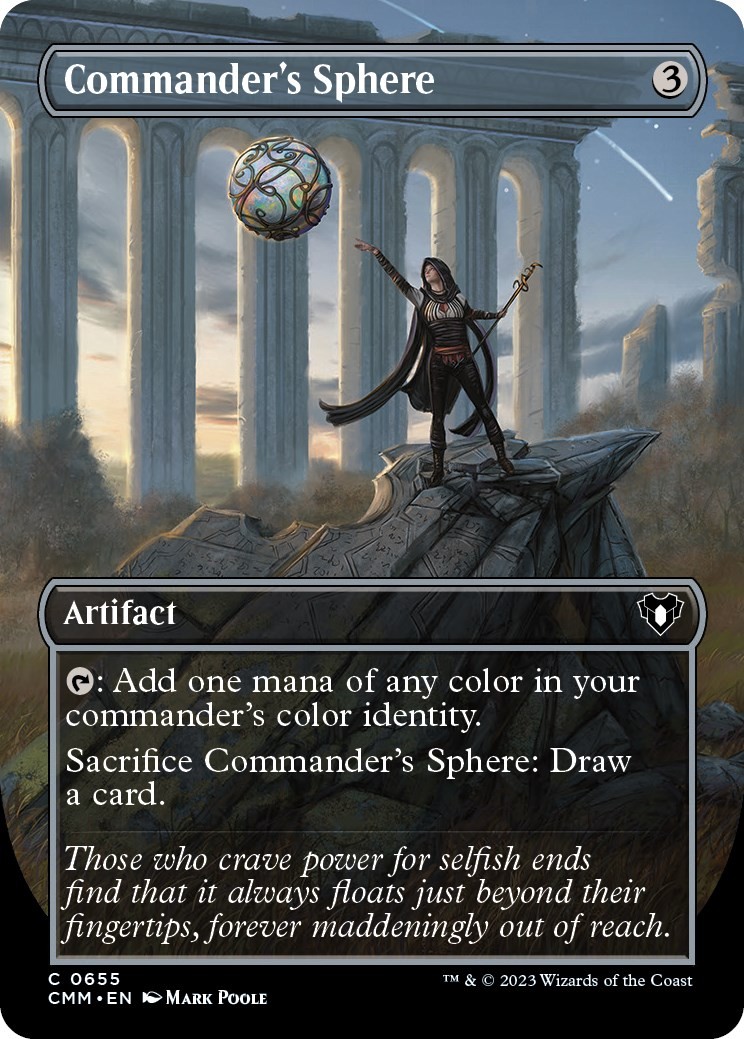 NM – Commander’s Sphere (Borderless) [CMM – 655] Commander Masters