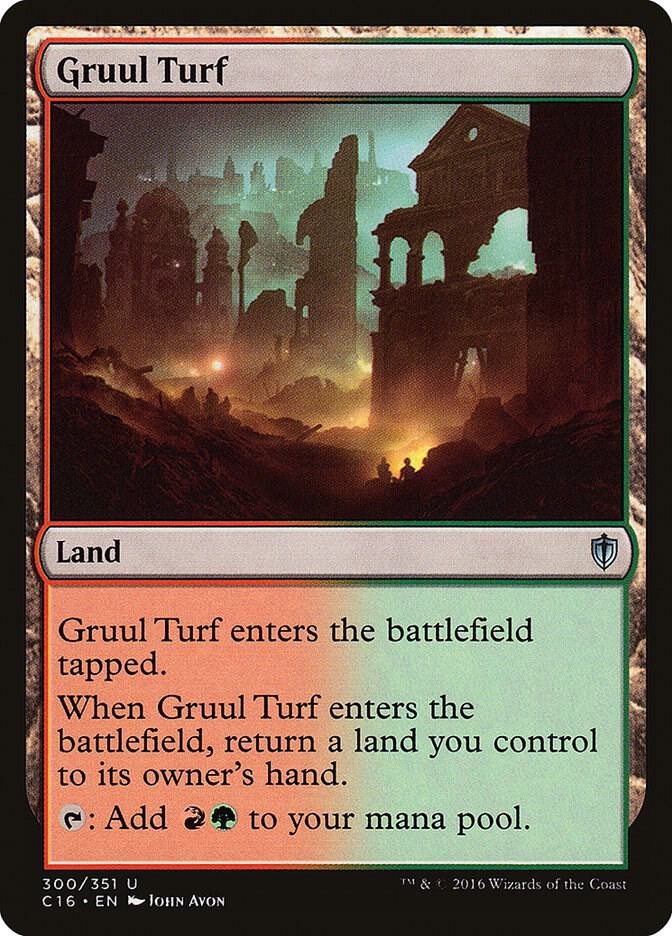 Gruul Turf 300 Uncommon Commander 2016 Magic: The Gathering Near Mint