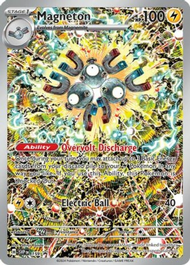 Magneton – SVP159 – SVP Black Star Promos Pokemon Lightly Played SV Black Star P
