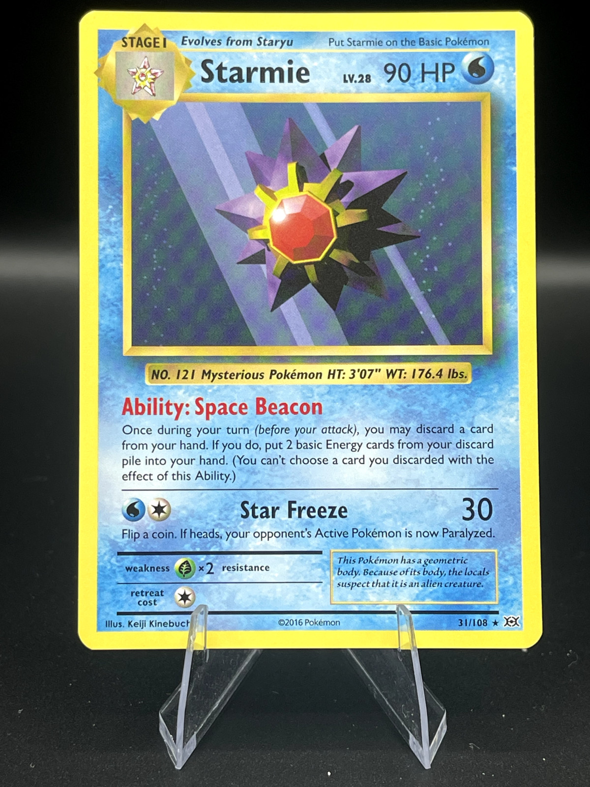 (NM) Starmie 31/108 Reverse Holo | Non Holo SELECT A CARD XY Evolutions 319a-15