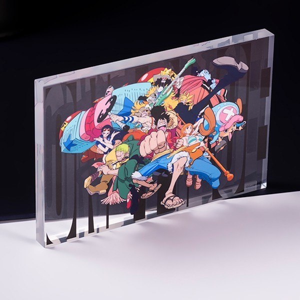 PREORDER Straw Hat Crew Japanese One Piece Mugiwara Store Acrylic Block