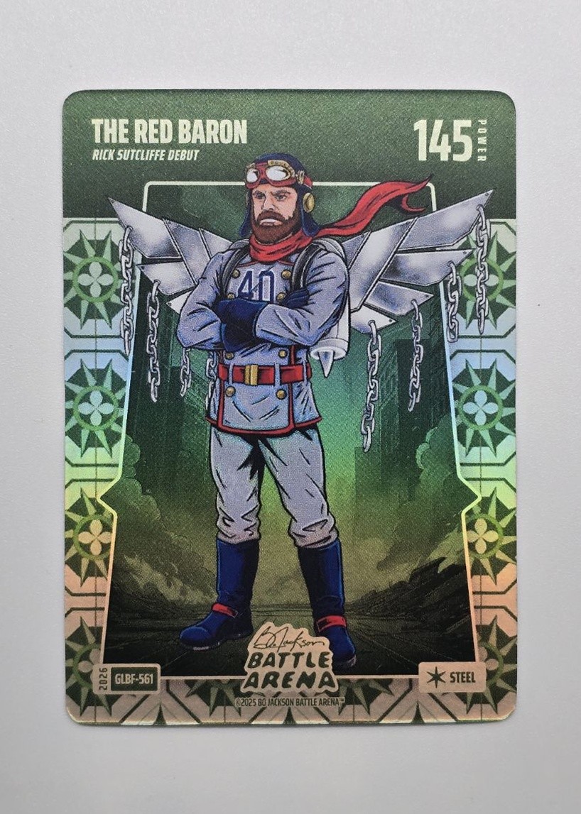 2026 Bo Jackson Battle Arena Red Baron GLBF-561 Grandma’s Linoleum Battlefoil
