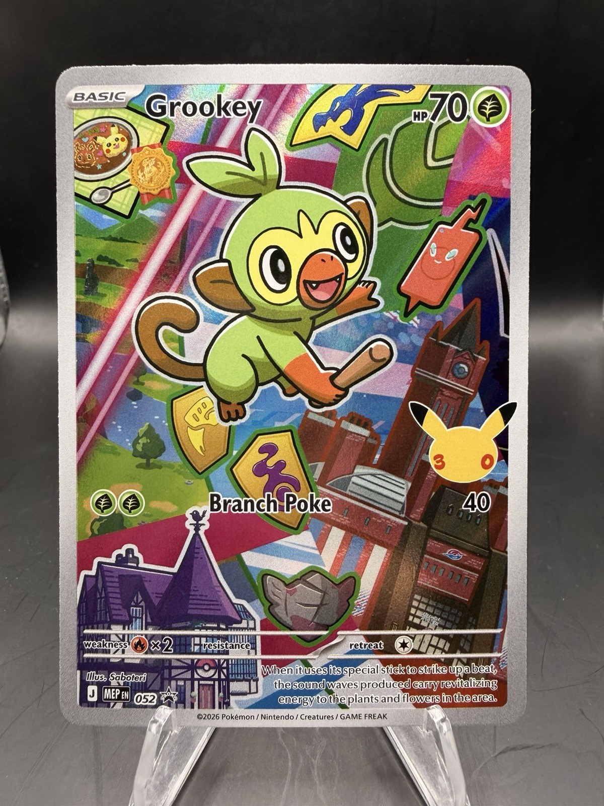 Pokemon TCG Grookey 052 First Partner Promo NM