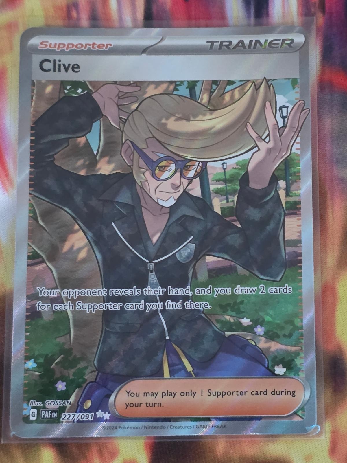 CLIVE 227/091 Ultra Rare Paldean Fates Pokemon Holo Near Mint