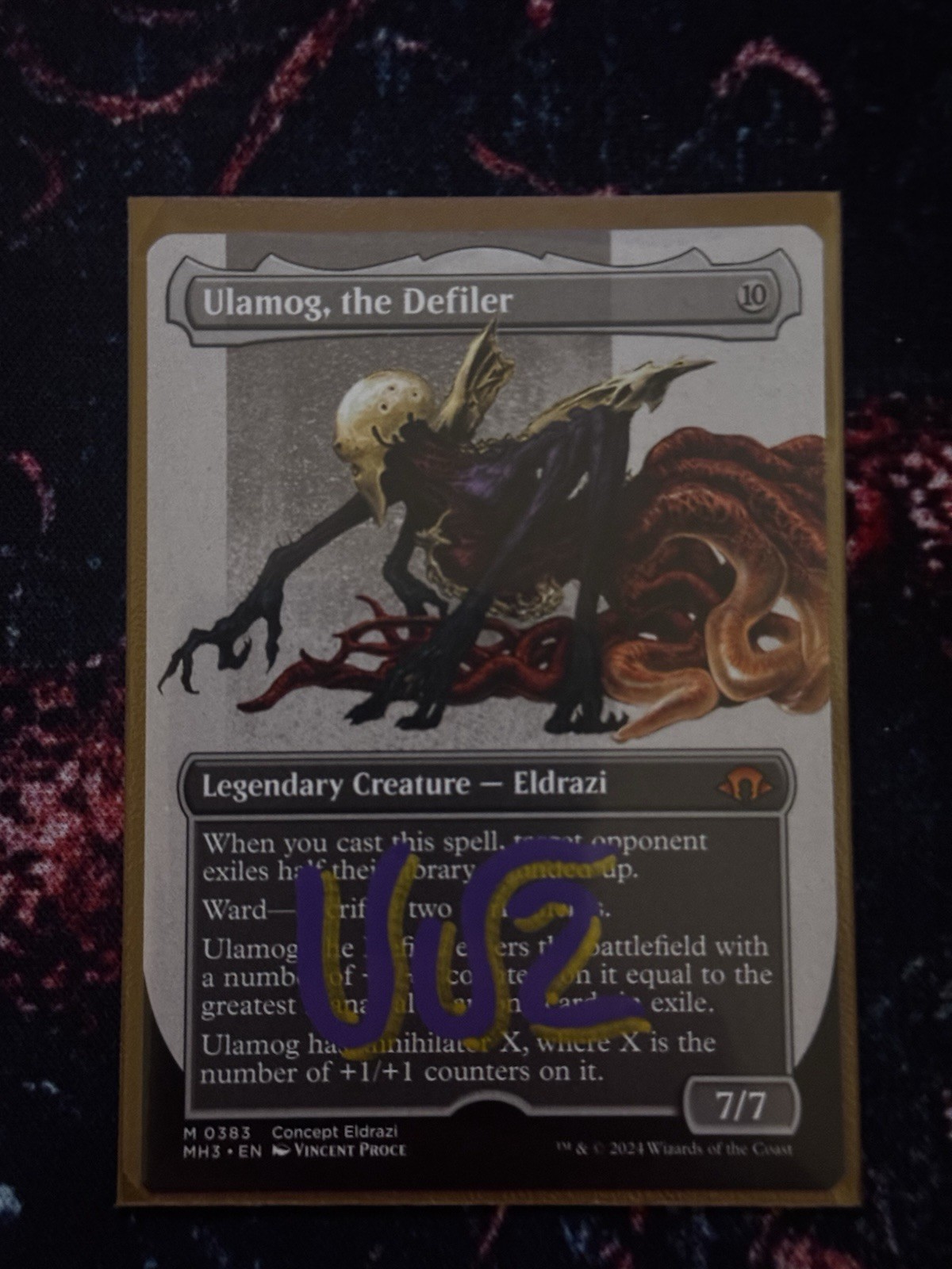 Ulamog, the Defiler (Borderless) Artist Proof Signed Mint