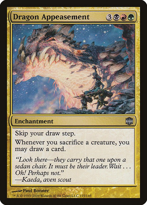 Dragon Appeasement Foil Alara Reborn 115 NM MTG