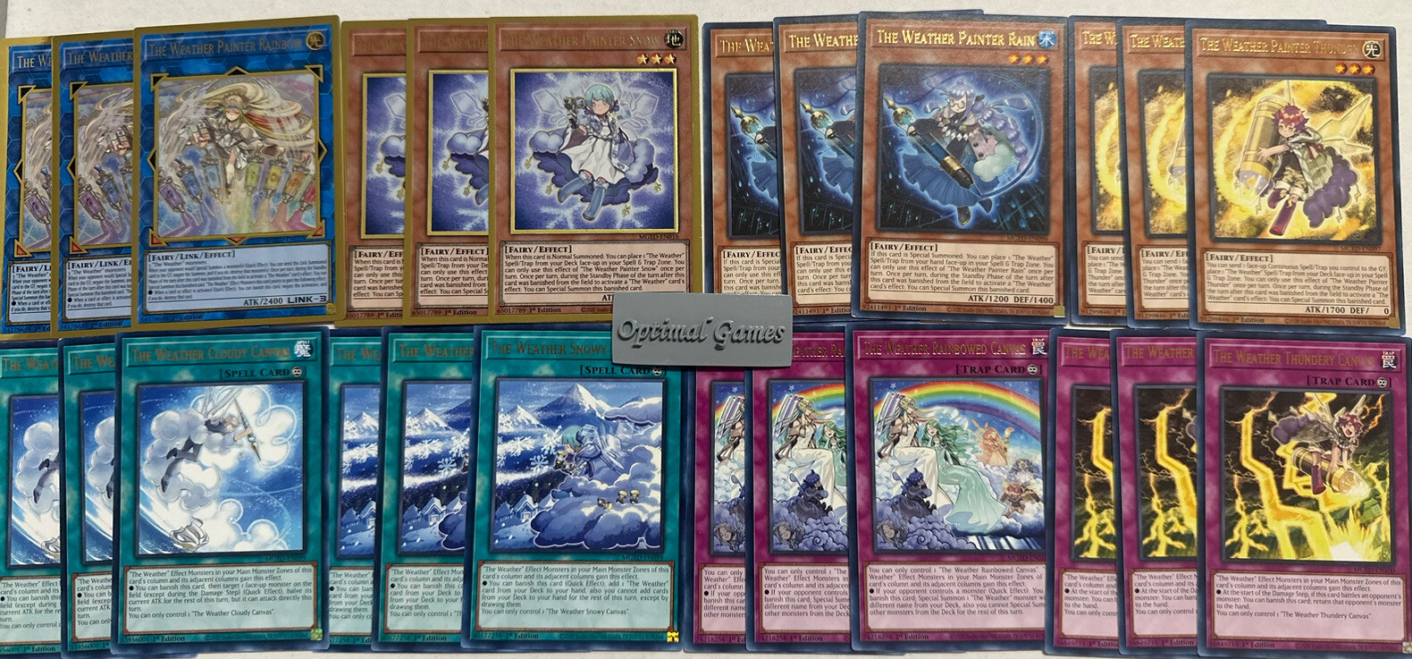 YUGIOH! Weather Painter Deck Core 24 Cards MGED NM 1st Edition