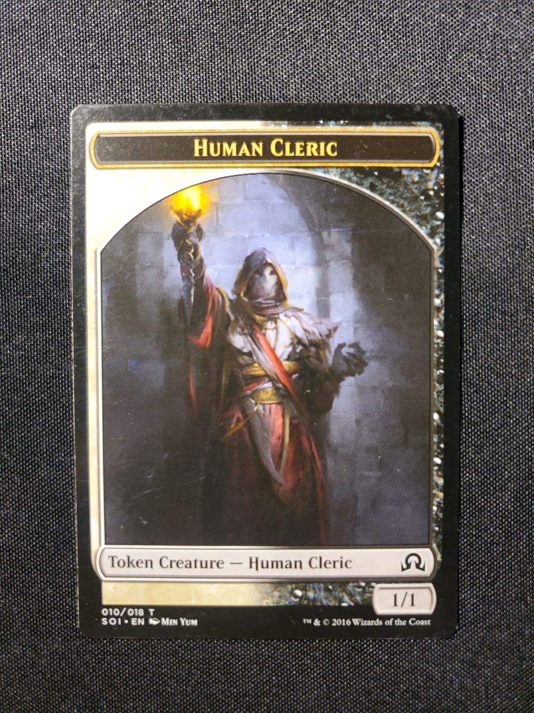 Human Cleric Token Shadows over Innistrad LP Magic The Gathering MTG Tcg See Pic